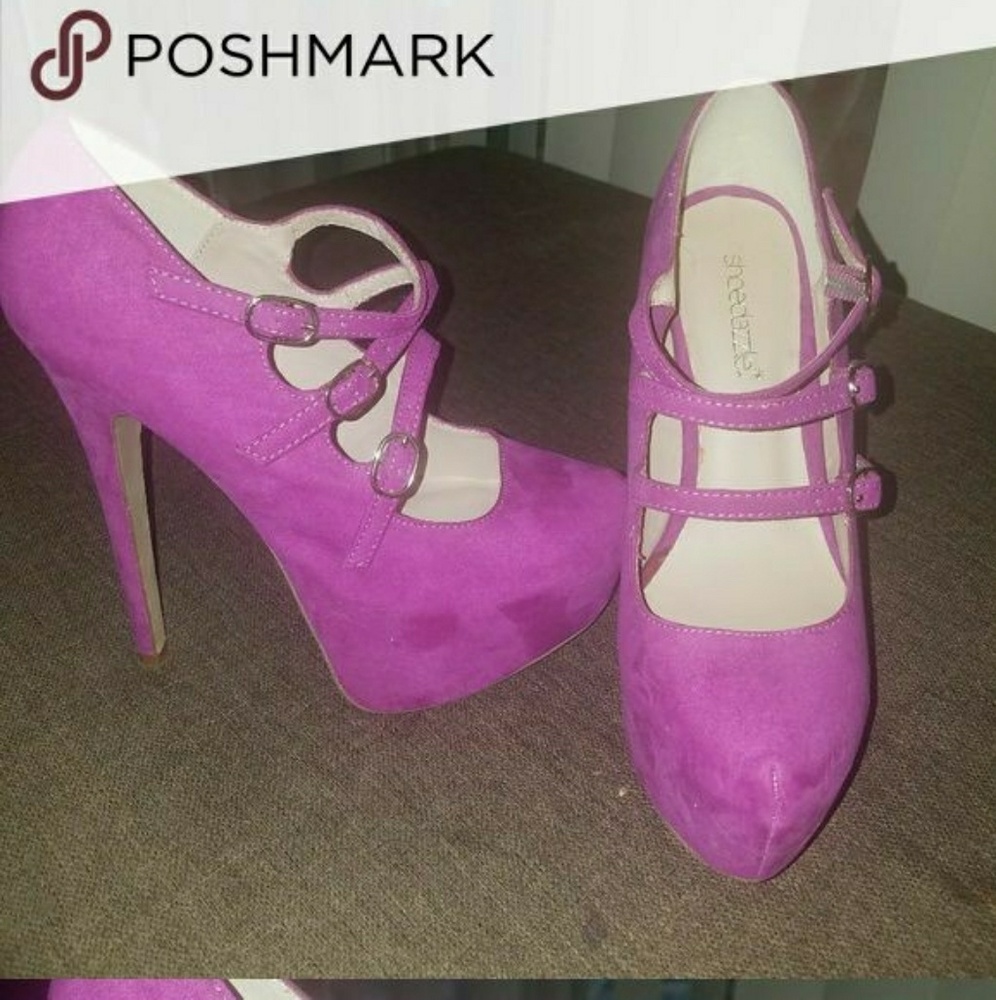 ShoeDazzle fuchsia pink stilettos